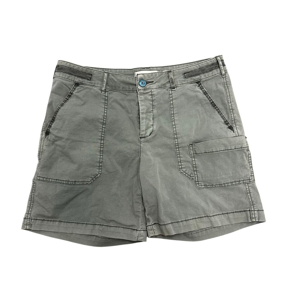 Hei Hei Anthropologie The Wanderer Utility Cargo Shorts 28 Olive Green